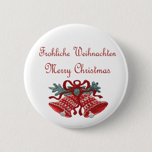 Deutschland-Weihnachtsknopf Button (Vorderseite)