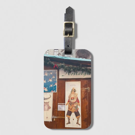 Deutschland - Weihnachtsmarkt München Gepäckanhänger (Vorderseite Vertikal)