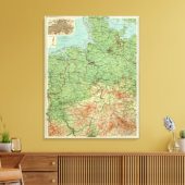 Deutschland Western Leinwanddruck (Insitu (Wohnzimmer))