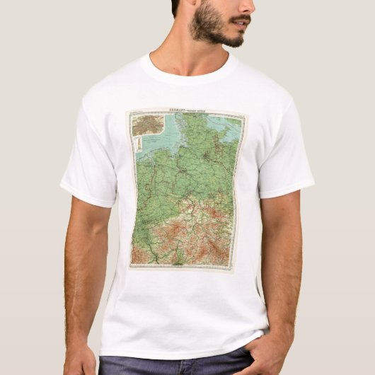 Deutschland-Westernabschnitt T-Shirt (Vorderseite)