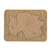 Deutschland: Wettervorhersage Magnet (Horizontal)