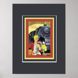 Deutschland will dich Vintag zu sehen Poster