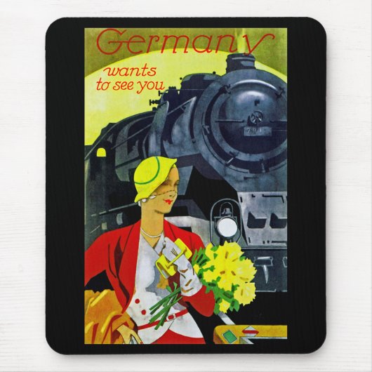 Deutschland Will, Sie zu sehen Mousepad (Vorne)