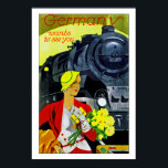 Deutschland Will, Sie zu sehen Poster<br><div class="desc">Vintages Art Deco Reiseplakat für Reisen nach Deutschland.</div>
