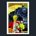 Deutschland Will, Sie zu sehen Poster<br><div class="desc">Vintages Art Deco Reiseplakat für Reisen nach Deutschland.</div>
