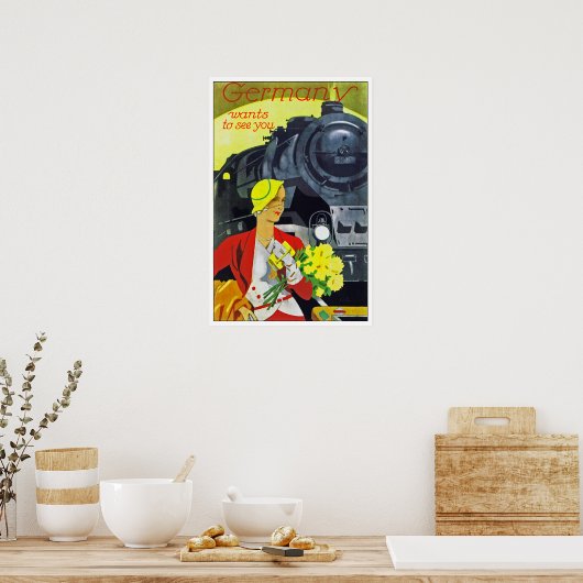 Deutschland Will, Sie zu sehen Poster (Küche)