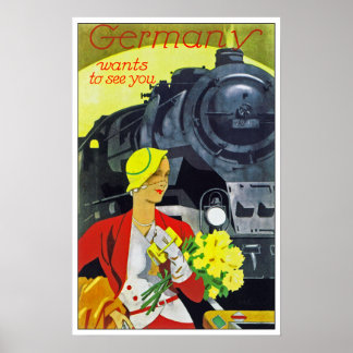 Deutschland Will, Sie zu sehen Poster
