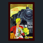 Deutschland Will, Sie zu sehen Poster<br><div class="desc">Vintage Art-Deko-Stilposter zur Förderung des deutschen Tourismus.</div>