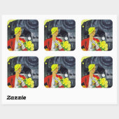 Deutschland Will, Sie zu sehen Quadratischer Aufkleber (Blatt)