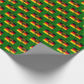Deutschland - Wrapping Paper, deutsches Flag-Patri Geschenkpapier (Ecke)