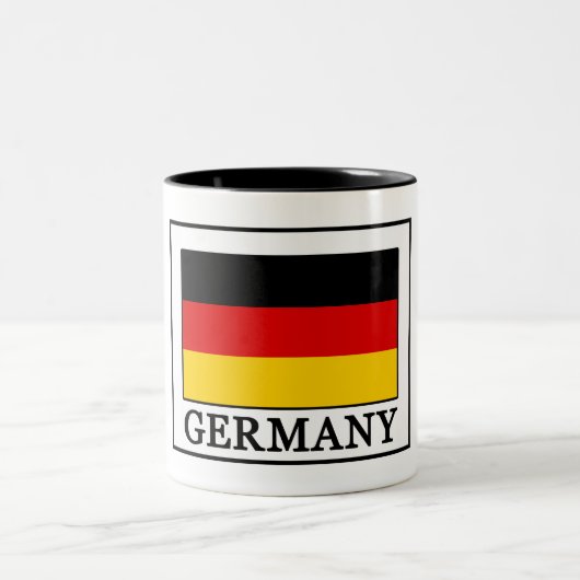 Deutschland Zweifarbige Tasse (Mittel)