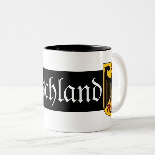 Deutschland Zweifarbige Tasse (VorderseiteRechts)