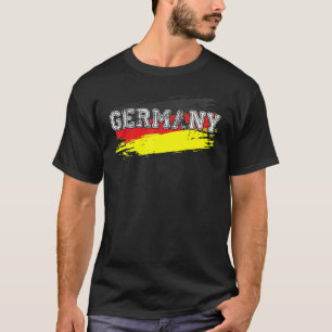 Deutschlandflagge Vintage abgenutzt England Retro- T-Shirt