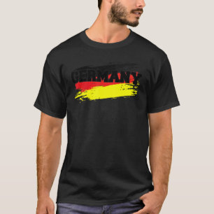 Deutschlandflagge Vintage abgenutzt England Retro- T-Shirt