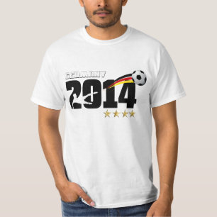 DeutschlandFußball-deutsche Flaggen-Meister 2014 T-Shirt