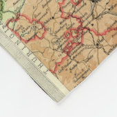 Deutschlandostabschnitt Fleecedecke (Ecke)