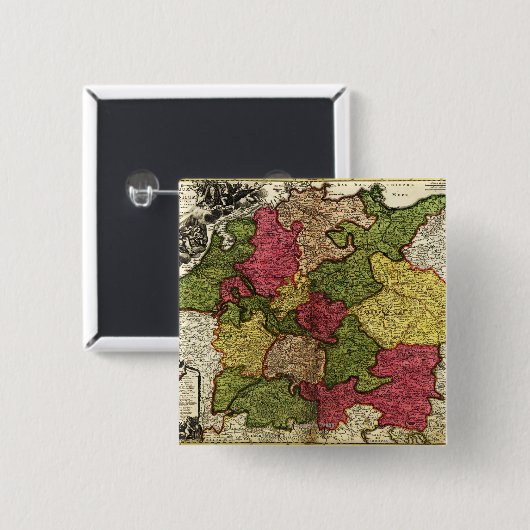 DeutschlandPanoramakarte Deutschland Button (Vorne & Hinten)