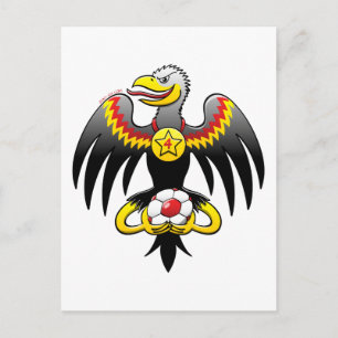 Deutschlands Eagle-Fußball-Champion Postkarte