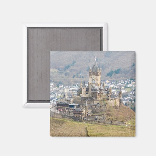 Deutschlands Schlossmagnet Cochem Magnet (Vorderseite/Rückseite)
