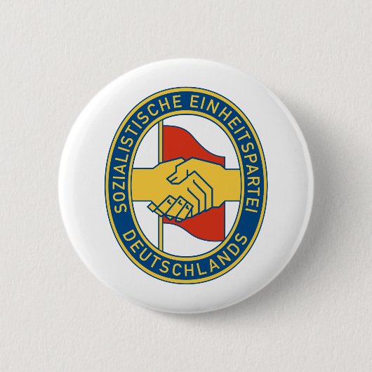 DeutschlandSED - deutsches sozialistisches Button (Vorderseite)