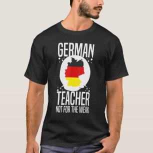 Deutschlehrer Deutschland Flagge Sprachunterricht T-Shirt