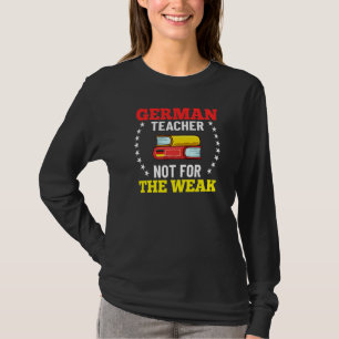 Deutschlehrer Deutschland Flagge Sprachunterricht T-Shirt