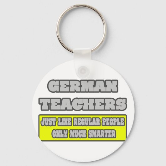 Deutschlehrer ... viel schlauer schlüsselanhänger (Vorderseite)