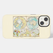 Deutschsprachiger Polarkarten Case-Mate iPhone Hül Hülle (Rückseite (Horizontal))