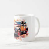 Deux chevaux car kaffeetasse (VorderseiteRechts)