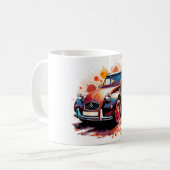 Deux chevaux car kaffeetasse (Vorderseite Links)