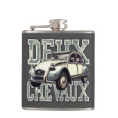 Deux Chevaux Flachmann (Vorderseite)