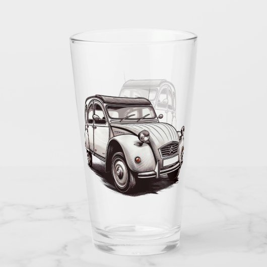 Deux Chevaux Glas (Rückseite)