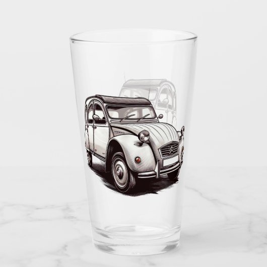Deux Chevaux Glas (Vorderseite)