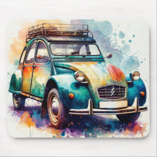 Deux Chevaux Mousepad