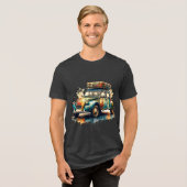 Deux Chevaux Tri-Blend Shirt (Vorderseite voll)