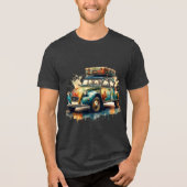 Deux Chevaux Tri-Blend Shirt (Vorderseite)