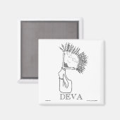 DEVA Magnet (Vorderseite/Rückseite)
