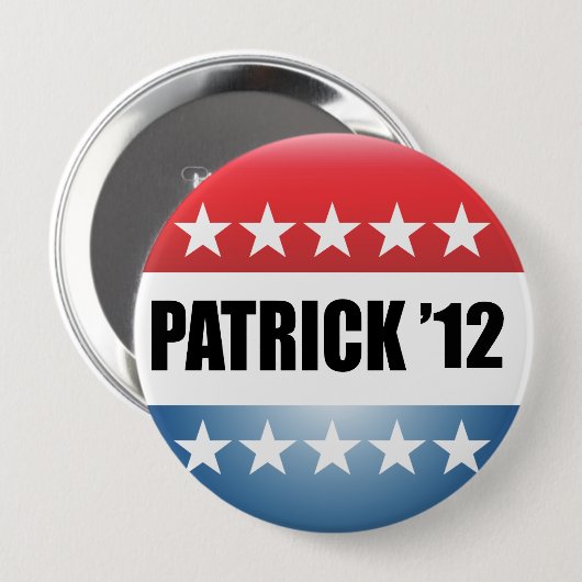 DEVAL PATRICK BUTTON (Vorne & Hinten)