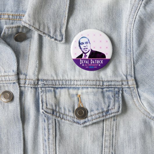Deval Patrick für Präsident 2020 Button (Beispiel)