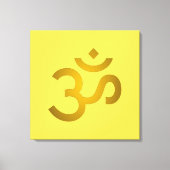 Devanagari om - Canary Leinwanddruck (Vorderseite)