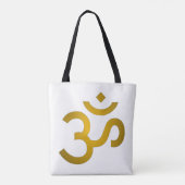 Devanagari om - White Tasche (Rückseite)