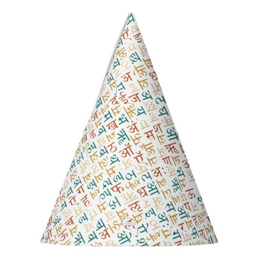Devanagari Partyhütchen (Links)