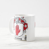 Devaney Familienwappen Kaffeetasse (Vorderseite Links)