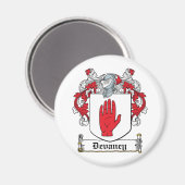 Devaney Familienwappen Magnet (Vorderseite/Rückseite)