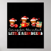 Devdoxtee Caring For The Cutest Reindeers Mother B Poster (Vorne)