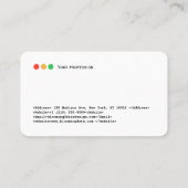 Developer Business Card Visitenkarte (Rückseite)