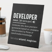 Developer Dictionary Definition Funny developers Sockelschild (In Situ)
