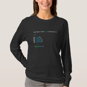 Developer New Developer Coder Programmer Nerd Admi T-Shirt