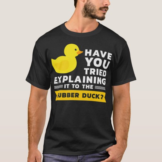 Developer Programming Duck Rubber Duck animal love T-Shirt (Vorderseite)