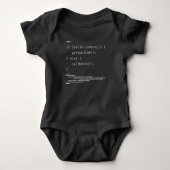 Developer Uncle Funny Baby Spoiled Code Sprichwort Strampler (Vorderseite)